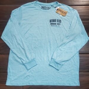 U.S. Vintage Authentic Wear Ls Shirt Miramar Beach Sunshine State Destin FL Sz L